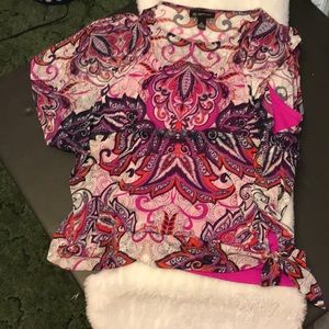 Bright statement blouse